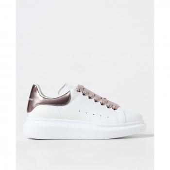 Beige Alexander McQueen Female Trainer 2 UK with Logo Print