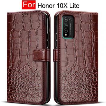 Telefon Abdeckung kippen leder magnetische buch für Honor 10X Lite