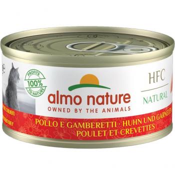 Almo Nature HFC Natural 6 x 70 g - Huhn & Garnelen