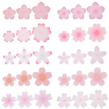 Rico Design Sakura Paper Flowers FSC Mix 60 Piece Assortment