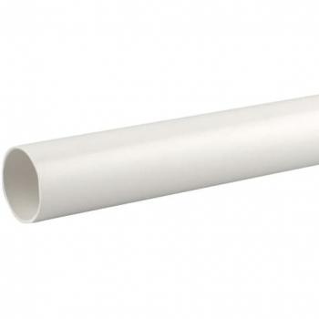 Wavin OsmaWeld plain ended pipe 40mm white 3m