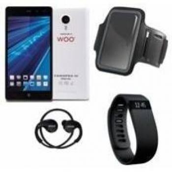 Casiopea 3 Telefono Smart 5 Bianco + Bracciale Attività + Cuffie Wireless Impermeabili