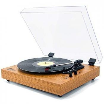 Yellow Hi‑Fi Vintage Vinyl Player