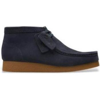 Zapato de Piel Clarks Wallabee Casual Azul 45