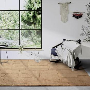 Villeroy & Boch Teppich Alexis, 10 mm Höhe, rechteckig, Handgewebt, Wolle, Natur, Wohnzimmer
