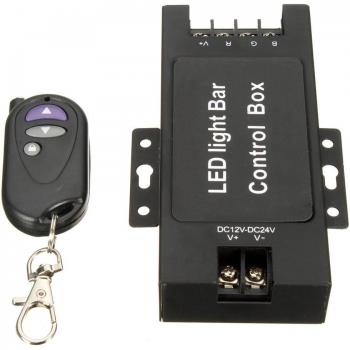 12-24V LED Light Bar Battery Control Box with Wireless Remote Strobe Controller