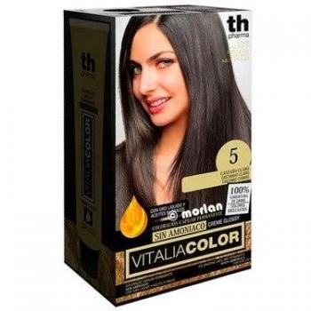 TH PHARMA VITALIA SIN AMONIACO COLORACION CAPILAR PERMANENTE COLOR 5 CASTAÑO CLARO