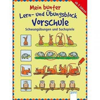 Friederike Barnhusen Schwungübungen Und Suchspiele: Mein Bunter Lern- Und Übungsblock Vorschule