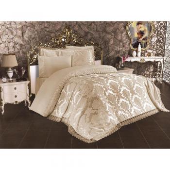 Cappuccino French Lace Bridal Ensemble - 7 Pieces