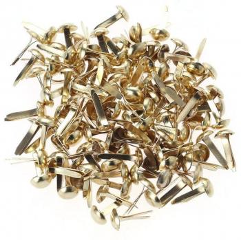 100 Pcs Pastel Mini Round Brads for Scrapbooking