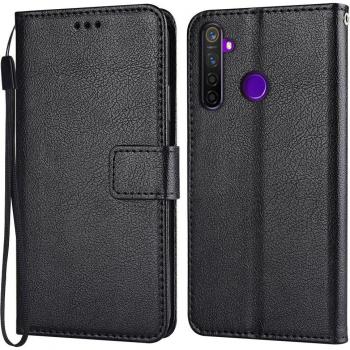 Funda de cuero tipo cartera para Realme 5s 5 s RMX1925