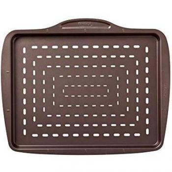 Pyrex Asimetria Teglia Pizza Rettangolare Cm 37x29 Con Presa Facile In Metallo Antiaderente