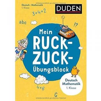 Mein Ruckzuck-Übungsblock Deutsch/Mathe 1. Klasse