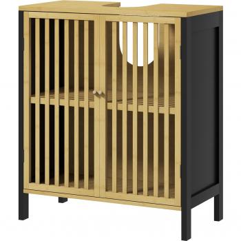 Under Sink Storage Cabinet with Adjustable Shelf