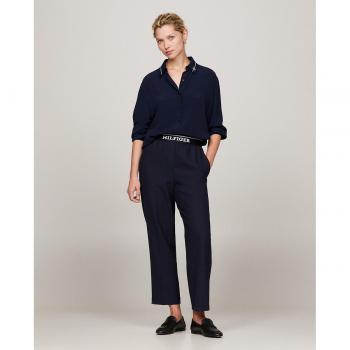 Pantalón Chino Slim Straight de Cintura Alta para Mujer Tommy Hilfiger