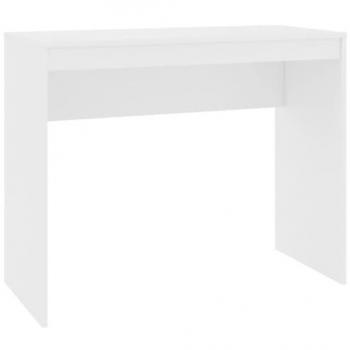Postazione Lavoro Mobile 90x40x72 cm – Legno di Ingegneria Bianco