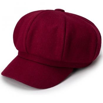Gorra de vendedora de periódicos color negro
