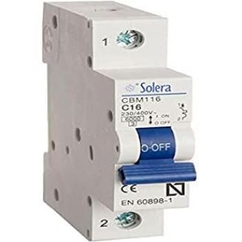 Magnetotérmico Solera 1 Polo 25A C 6KA Residencial/Terciario