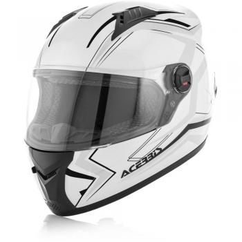 Casco Full Face fs-807 blanco/negro XXL