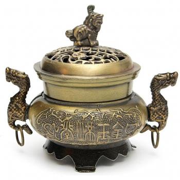 Alloy Bronze Censer for Home Decor