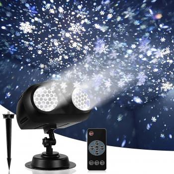 Projecteur LED neige dynamique