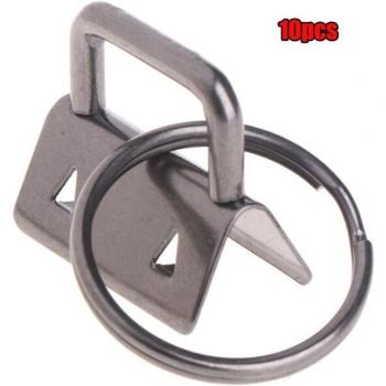 25mm Keychain Split Ring Pack - 10 Pcs for Wristlets
