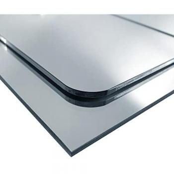 Miroir Plaque Verre Synthétique 60x70cm – 3 mm d'épaisseur, Bord Droits