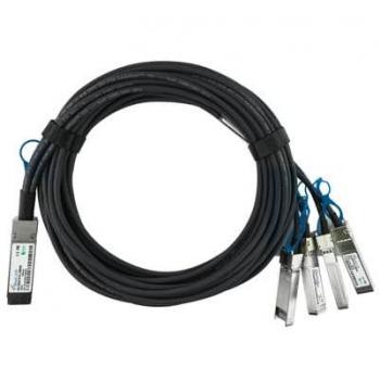 BlueOptics DAC-Q28-4SFP28-25G-1M kompatibles BlueLAN QSFP28 DAC SC282701L1M26, Transceiver, Schwarz