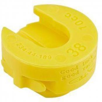 Gettone Fox Float 38 10cc Giallo