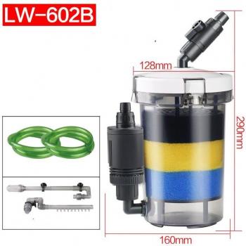 SUNSUN LW Series LW-603 Aquarium Transparent Mini Pre-filter with Filter Cotton for Fish Tank