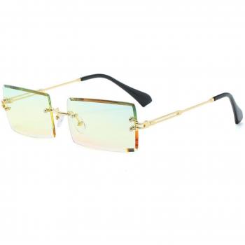 Rechteckige UV400 Sonnenbrille für Reisen