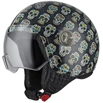 Casco Jet Zeta 2 Glossy Mexcal XS - Confort y Ligereza