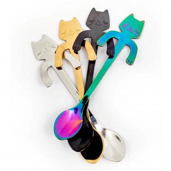 Cucharas medidoras de café gatito