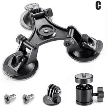 Triple Suction Cup Stabilizer for Cameras