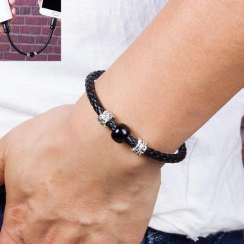 Multi-Device USB Charging Bracelet for iPhone, Huawei, Type C, Micro USB