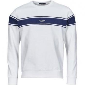 Guess Men's Sweatshirt with White Striped Inserts