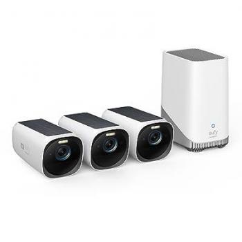 EufyCam S330 3-Camera Bundle White