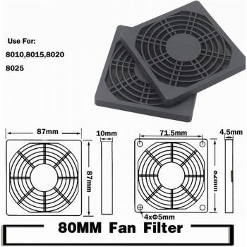 5PCS YOUNUON PC Case Fan Dust Filter