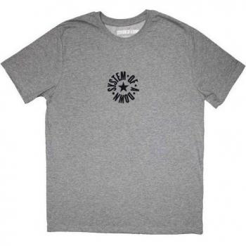 Tee Grises para Adultos con Mini Logotipo S.O.A.D