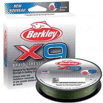 X9 Braid Crystal de Berkley – 300 m, 11 kg/m, 100 % polyester