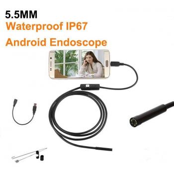 Caméra boroscopique HD USB 7,0 mm étanche avec câble flexible