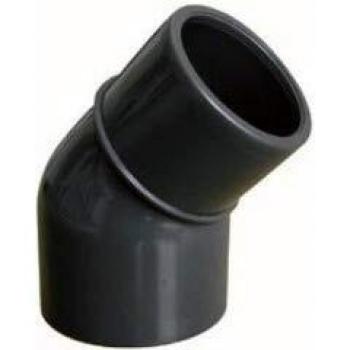 Coude 45° Mâle/Femelle PVC Ø 63 mm