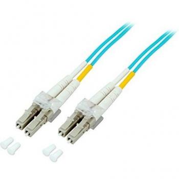 EFB-Elektronik Duplex Jumper LC-LC 50/125µ, , OM3, LSZH aqua, 2.0mm, 5m Hersteller: EFB Elektronik (O0312.5)
