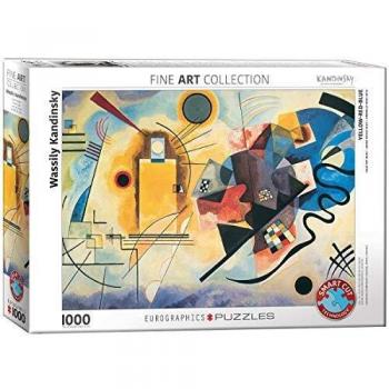 Puzzle Eurographics - Palette Jaune-Rouge-Bleu de Kandinsky 1 000 pièces