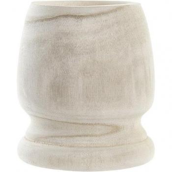 Cache-pot en Fibres Naturelles Marron 16x16x18 cm