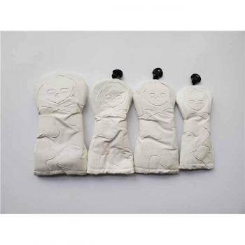 Couvre-bois de Golf Crâne Blanc 1w3w5wUT PU