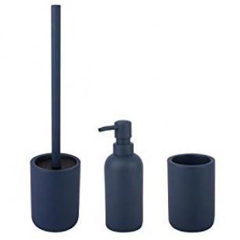 Vaso portacepillos para el baño Kook Time Uni Azul Mate 210ml