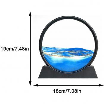 Decoración de Arena Profunda con Reloj de Arena
