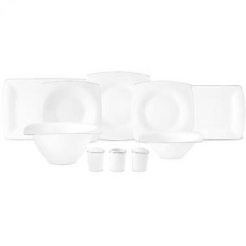 Karaca Dara Platin Fine Pearl 12 Personen Geschirrset, 58 Teilig - One Size