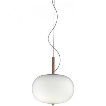 Suspension Ilargi en Verre Opal 50 cm
